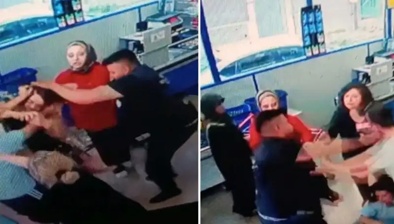 Market Krizi: Kadın Müşteriye Saldırdı, Gözler Şoka Uğradı