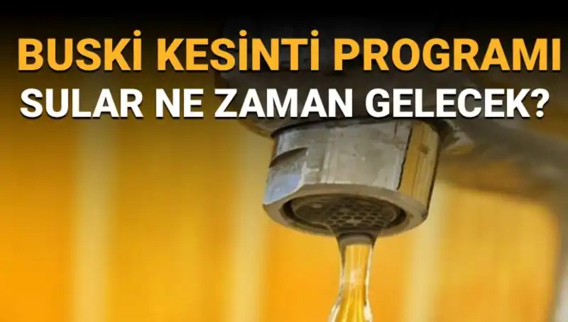 Bursa Nilüfer'de Su Kesintisi Açıklaması: Ne Zaman Su Geliyor?