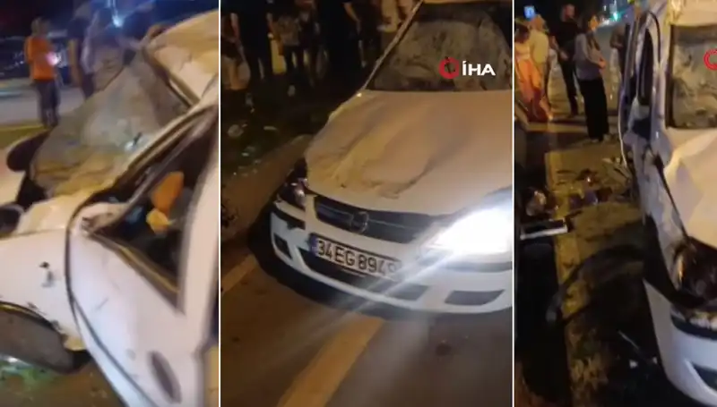 İstanbul’un Sahil Yolunda Ucuz Atlattığı Kaza Hayatı Durma Noktasına Getirdi