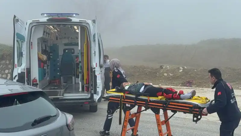 Düzce'de Yoğun Sis Kazası: İki Araç Çarpıştı, Altı Kişi Yaralandı
